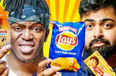 KSI Tries INDIAN Snacks!