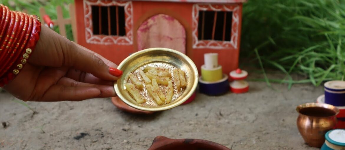 French Fries Recipe | Cooking French Fries in Miniature | Miniature Junction