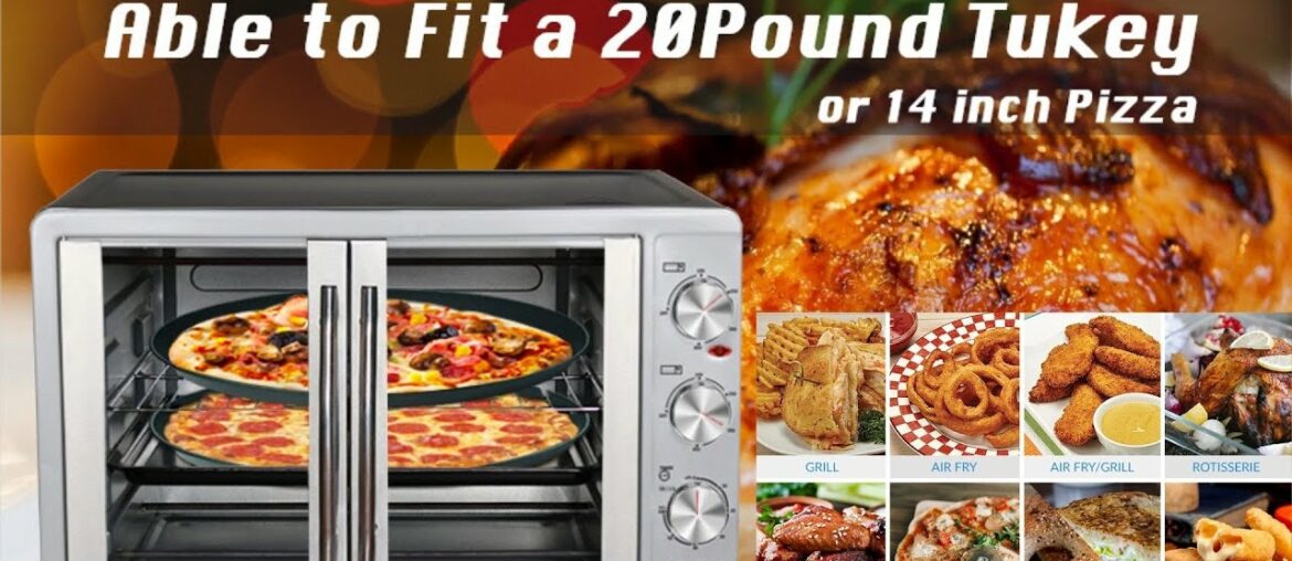 5 Extra Large Air Fryers with French Door