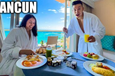 An ALL INCLUSIVE Resort FOOD & Drink Tour In Cancun Mexico! (FOODIE PARADISE)