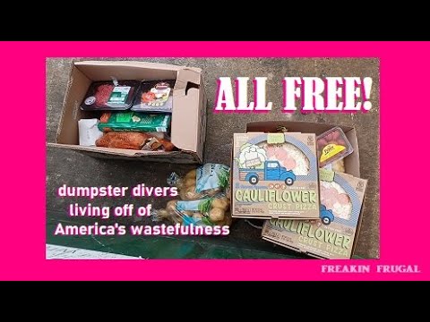 DUMPSTER DIVERS LIVING OFF OF AMERICA'S WASTEFULNESS! FREE MEAT, YEAH BABY! #nothingbeatsfree DUMPSTER DIVERS LIVING OFF OF AMERICA'S WASTEFULNESS! FREE MEAT, YEAH BABY! #nothingbeatsfree