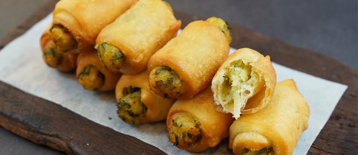 Potato Rolls Samosa ! Crispy French Fries ! Make this Potato Recipes and you will be amazed Potato Rolls Samosa ! Crispy French Fries ! Make this Potato Recipes and you will be amazed