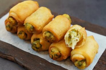Potato Rolls Samosa ! Crispy French Fries ! Make this Potato Recipes and you will be amazed