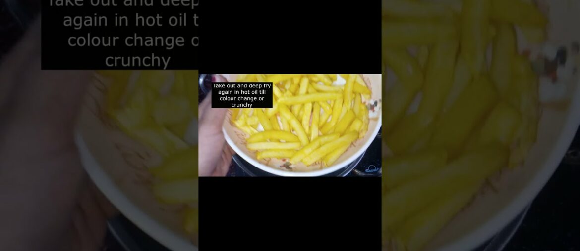 Crunchy French Fries Recipe #shorts Crunchy French Fries Recipe #shorts