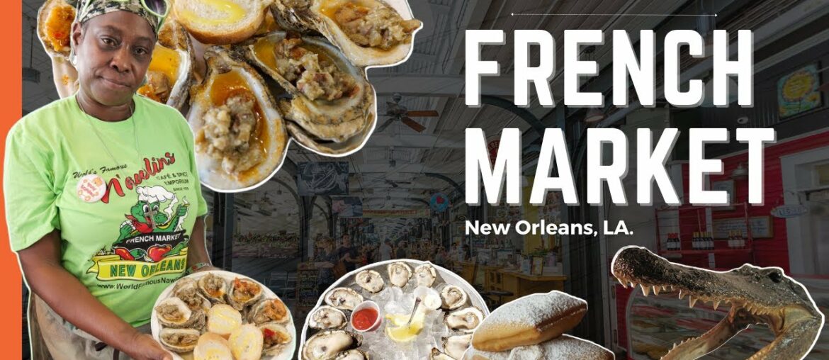 I ATE EVERYTHING at the French Market, New Orleans, Louisiana! Must Try SEAFOOD, OYSTERS, & BEIGNETS
