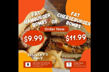 Fat Burger Bombs only at LocalGoodys.com