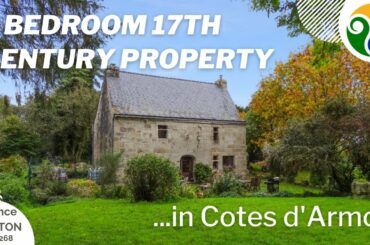 FRENCH CHARACTER PROPERTY FOR SALE - 17th Century 2-bedroom home in Brittany, France