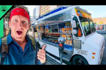 LA's UNEXPECTED Truck Scene!! Pre-Mexico Street Food Tour!