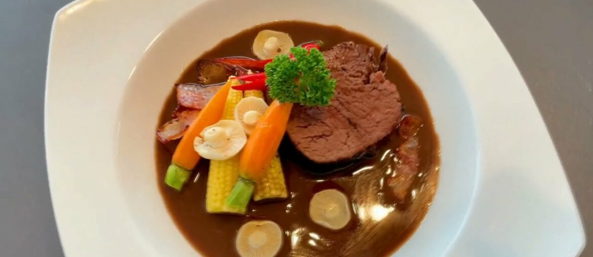 Classic French Steak with gravy