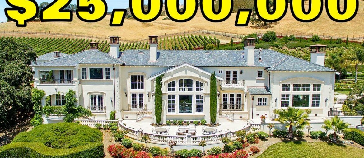 This 100-acres Vineyard Estate Is a Magnificent Provincial Chateau