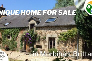 FRENCH HOUSE FOR SALE - Atmospheric stone cottage in Brittany, France