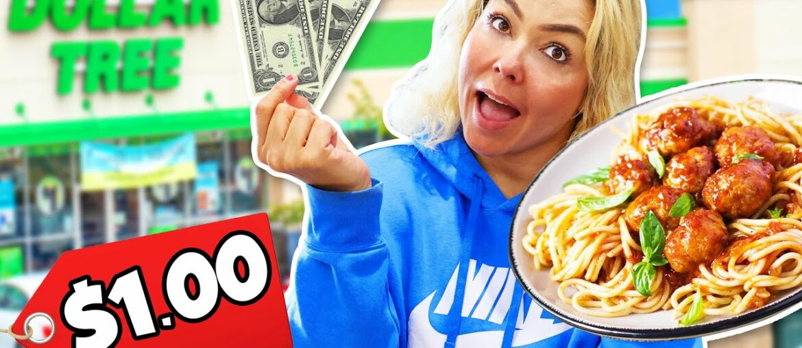 TURNING DOLLAR STORE FOOD INTO GOURMET MEALS challenge!