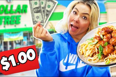 TURNING DOLLAR STORE FOOD INTO GOURMET MEALS challenge!