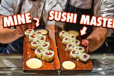 Cooking Challenge Against A Master Sushi Chef