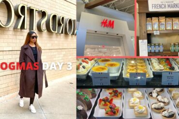 VLOGMAS DAY3 | COME SHOPPING WITH ME AT H&M | EXPRESS + FRENCH FOOD| MICHELINE| #hm #hmhaul #vlogmas