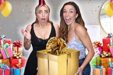 SURPRISING HER WITH 24 GIFTS FOR HER 24TH BIRTHDAY!!