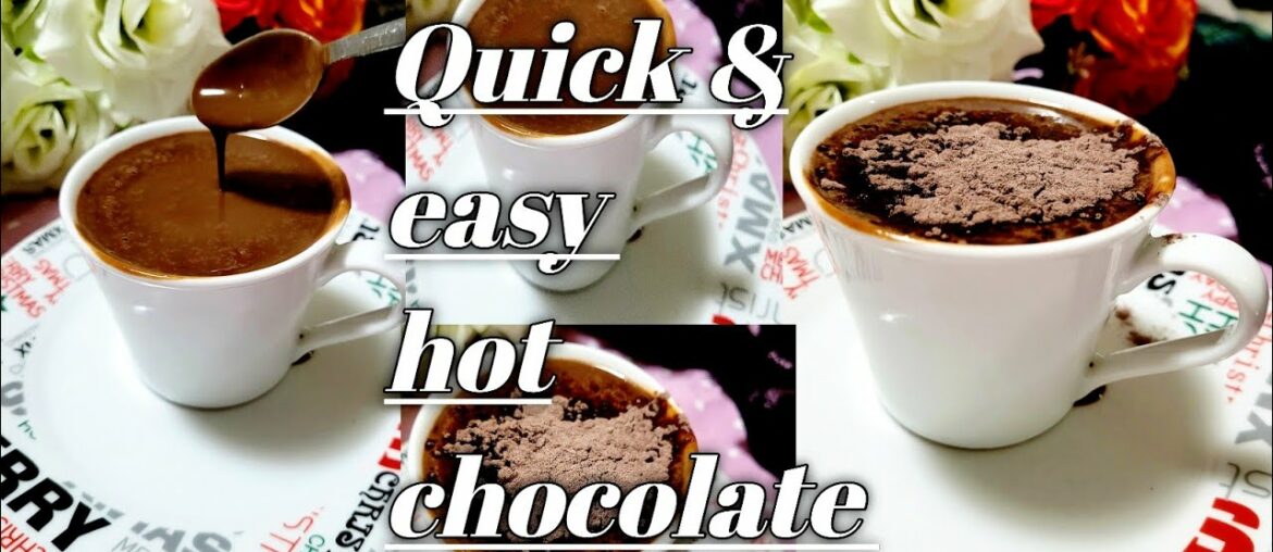 How To Make Hot Chocolate|Quick & easy hot chocolate recipe|Sumaiya zaman foodies #shorts