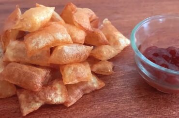 Bubble Potato Chips|Fried Potatos|French Fries|Potato Recipe