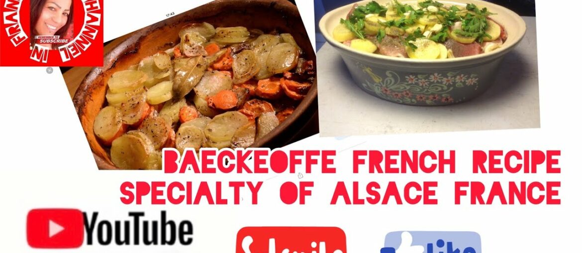 Baeckeoffe french recipe.