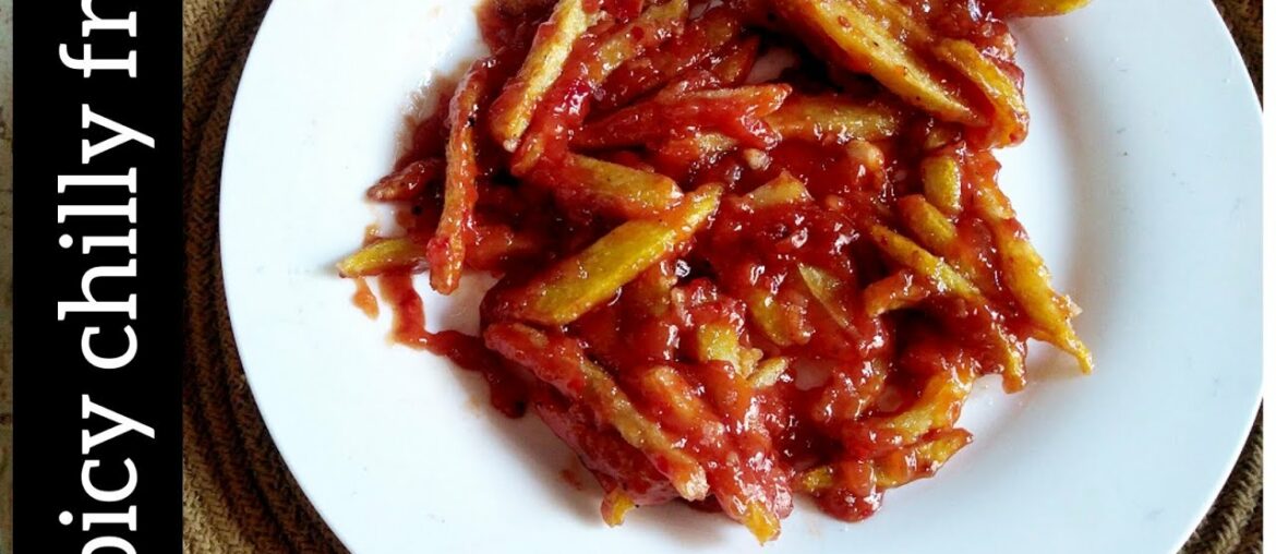 spicy chilly fries recipe || french fries recipe by al hadi recipes