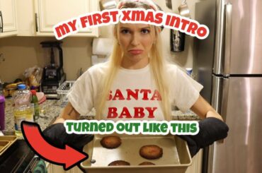 I made my FIRST Xmas Intro and This is How it Turned Out