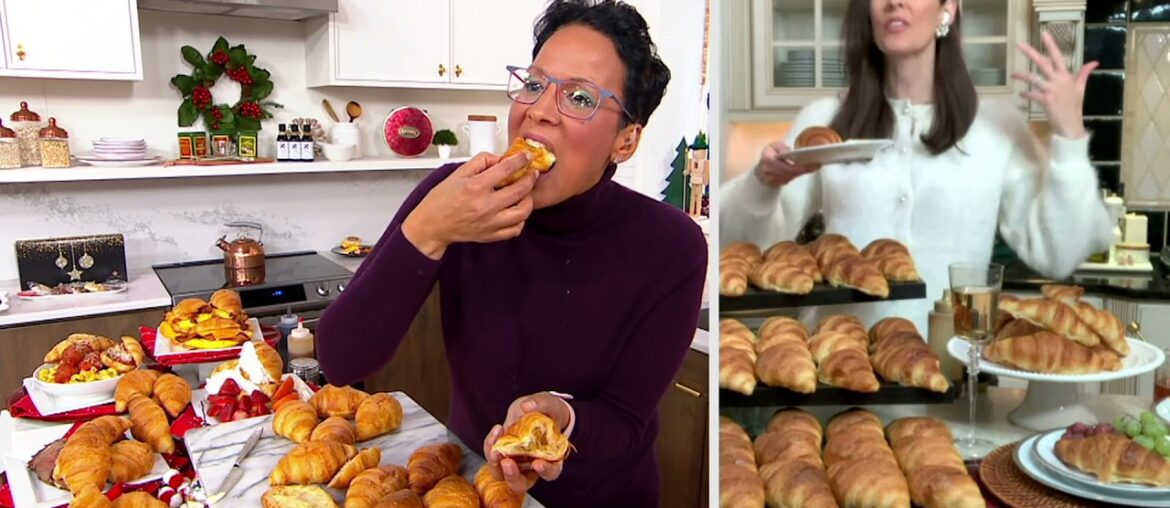 Authentic Gourmet 20, 40, or 60 French Butter Croissants on QVC