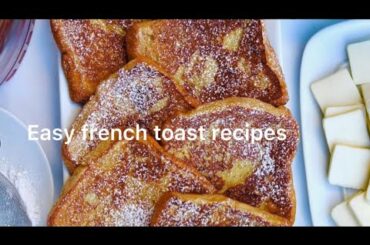How to make french toast|everythingbykwaise|easy breakfast recipes