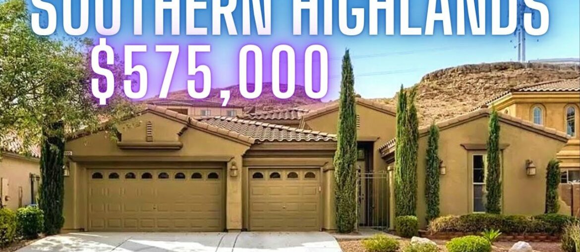 Las Vegas Home Tour in Southern Highlands with Dan French of LV Home Professionals 11195 Gammila Dr