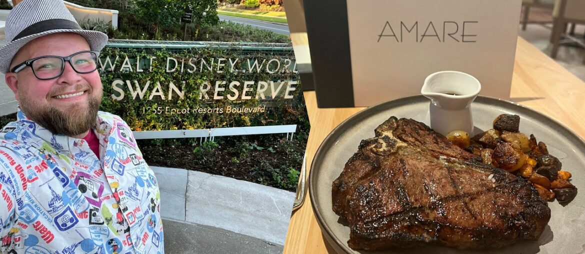 NEW Disney Restaurant Amare At Walt Disney World’s Swan Reserve | 24oz Porterhouse Steak & Prawns NEW Disney Restaurant Amare At Walt Disney World’s Swan Reserve | 24oz Porterhouse Steak & Prawns