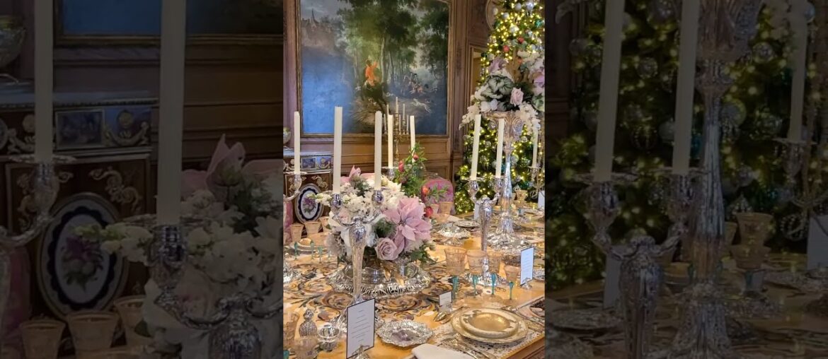 Have you ever seen a dinning room like this?! #hillwoodmuseum #noble #dining #nobledining #shorts Have you ever seen a dinning room like this?! #hillwoodmuseum #noble #dining #nobledining #shorts