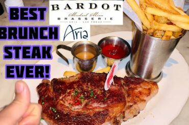 Las Vegas Best French Brunch Restaurants: Bardot Brasserie at ARIA | Escargot | Breakfast Steak Vlog