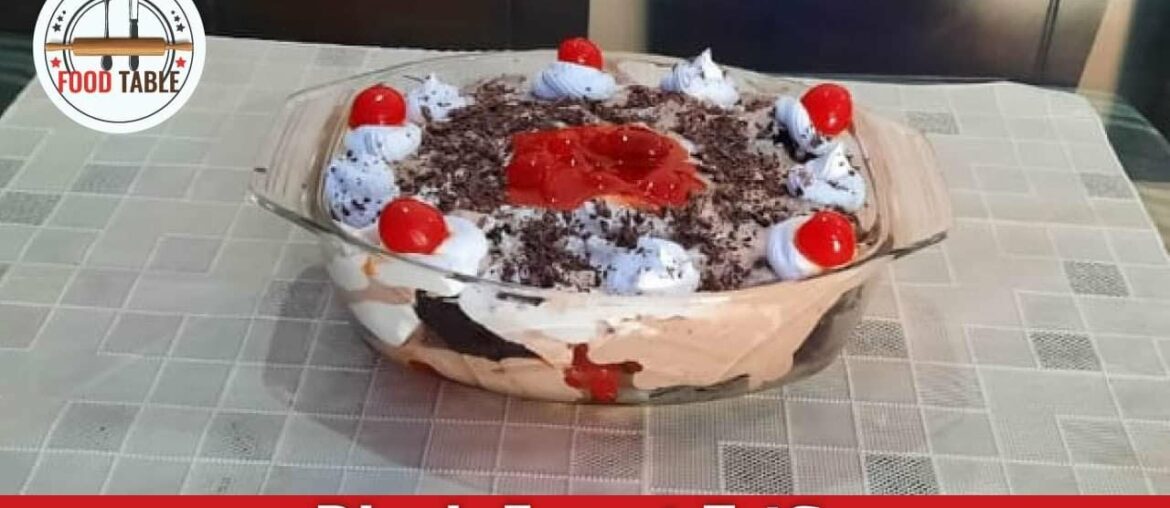 Christmas special Black forest Trifle Recipe | French Trifle Recipe Christmas special Black forest Trifle Recipe | French Trifle Recipe