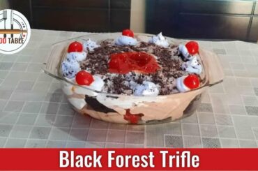 Christmas special Black forest Trifle Recipe | French Trifle Recipe