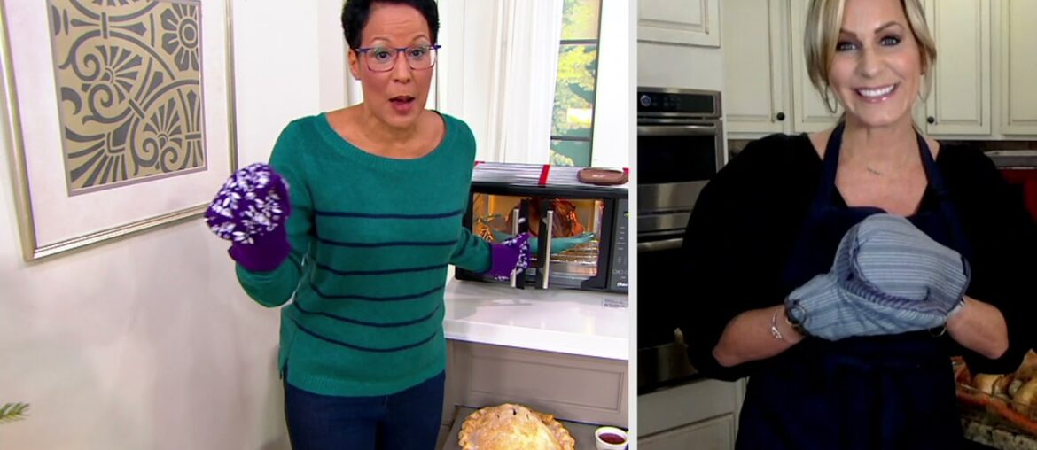 Oster XL Air Fry Digital 10-in-1 1700W French Door Convection Oven on QVC Oster XL Air Fry Digital 10-in-1 1700W French Door Convection Oven on QVC