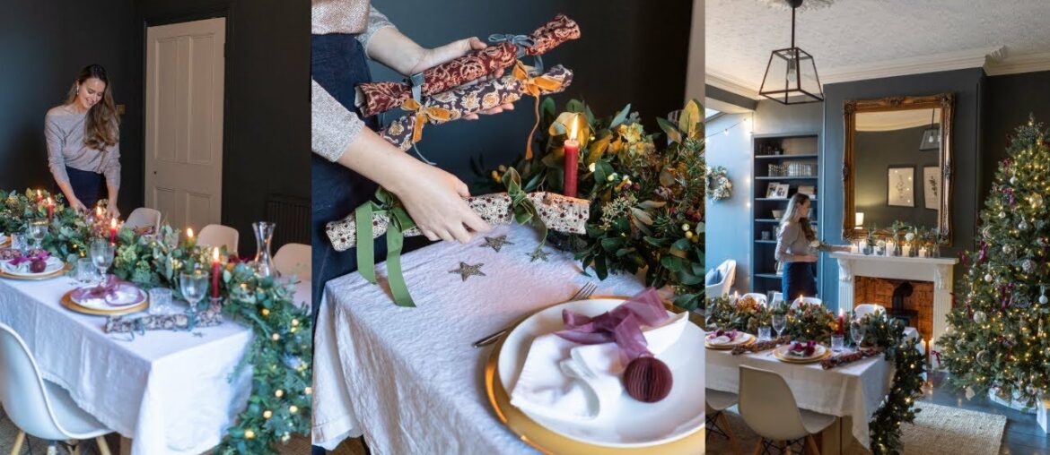 DINING ROOM CHRISTMAS DECOR 2021 + FABRIC CRACKERS | Laura Melhuish-Sprague DINING ROOM CHRISTMAS DECOR 2021 + FABRIC CRACKERS | Laura Melhuish-Sprague