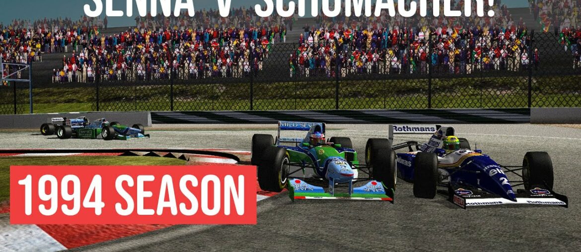 CustomF1: F1 Challenge '99-'02 1994 Season Part 6: TITANIC BATTLE