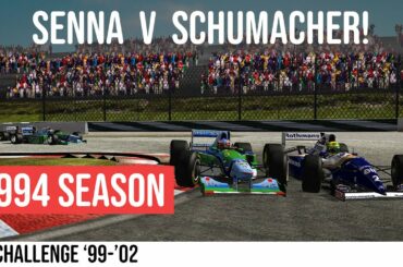 CustomF1: F1 Challenge '99-'02 1994 Season Part 6: TITANIC BATTLE