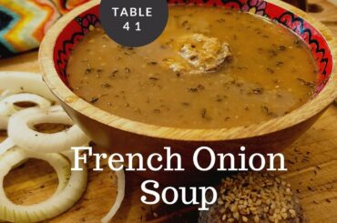 French Onion Soup I Vegan Gluten Free