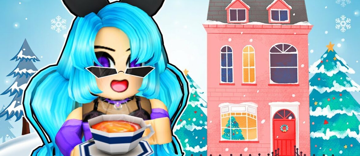 Our SECRET Holiday Party in Roblox Bloxburg!
