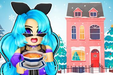 Our SECRET Holiday Party in Roblox Bloxburg!