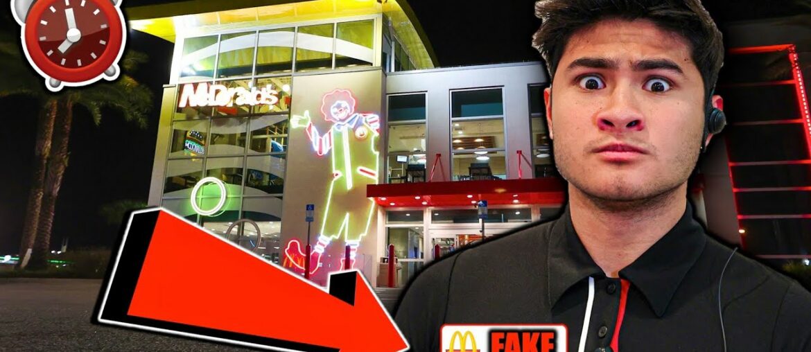 FAKE EMPLOYEE SPENDS 24 HOURS IN THE WORLD’S BIGGEST MCDONALDS FAKE EMPLOYEE SPENDS 24 HOURS IN THE WORLD’S BIGGEST MCDONALDS