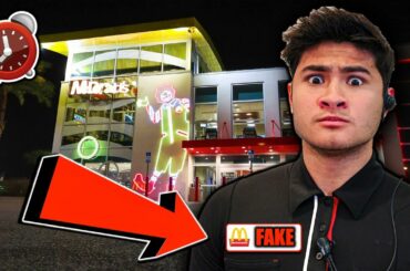 FAKE EMPLOYEE SPENDS 24 HOURS IN THE WORLD’S BIGGEST MCDONALDS