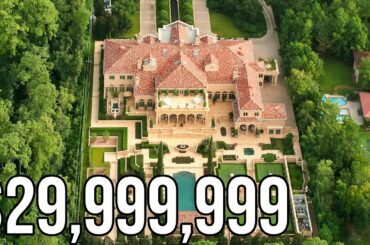 Inside a $29,999,999 Houston French Chateau | Mansion Tour