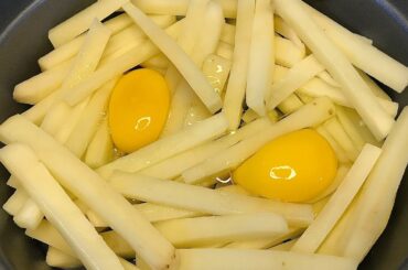 Crispy Fries Recipe | New French Fries Recipe | Egg French Fries | Aloo Fries | instant snack