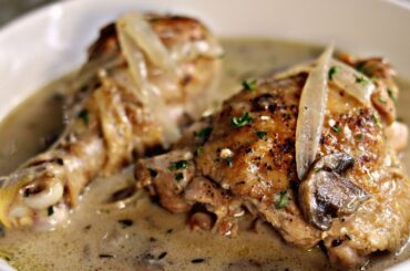 French Stewed Chicken Recipe | Chicken Fricassee