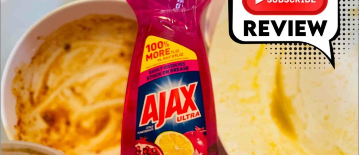 AJAX ULTRA Dish Liquid | Dish Soap Review