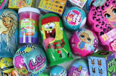 20 TOY SURPRISES with SLIME, LOL Surprise Dolls, Disney and More+