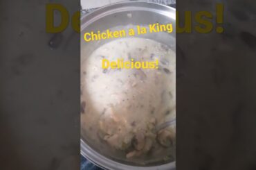 Classic Chicken a la King! #shorts #french #food #chef #recipe #france #subscribe