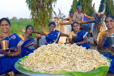 FRENCH FRIES RECIPE | CRISPY FRENCH FRIES RECIPE | FRIES COOKING IN VILLAGE STYLE