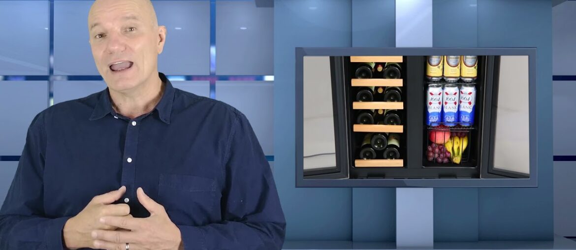 Wine & Beverages Cooling Refrigerator Dual Zone For Extra Storage